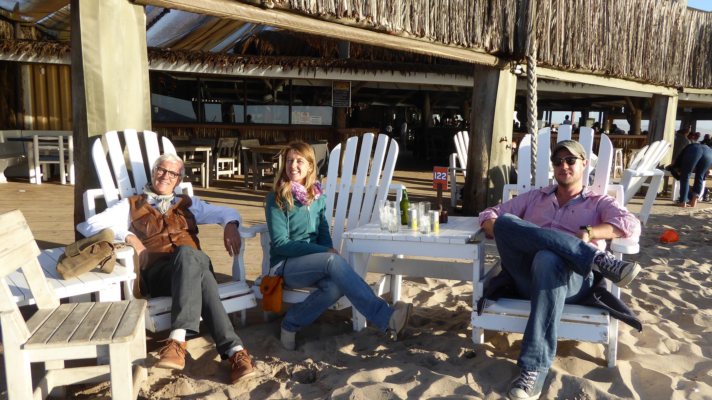 Entspannung in der Strandbar